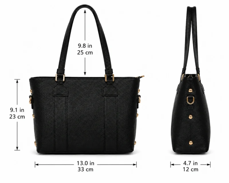 Leather Tote Shoulder Bag
