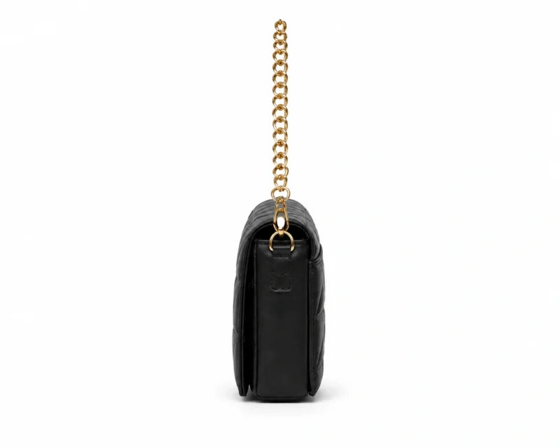 Quilted Leather Chain Shoulder Bag