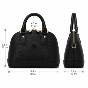 Classic Leather Dome Handbag