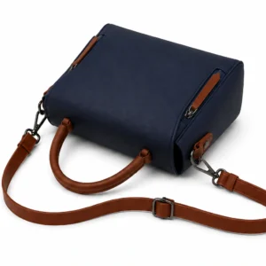 Leather Top Handle Satchel Bag