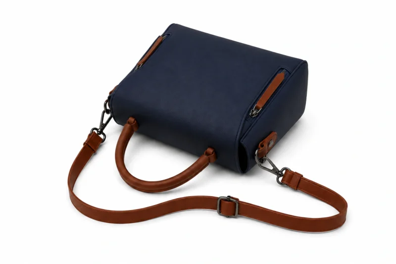 Leather Top Handle Satchel Bag